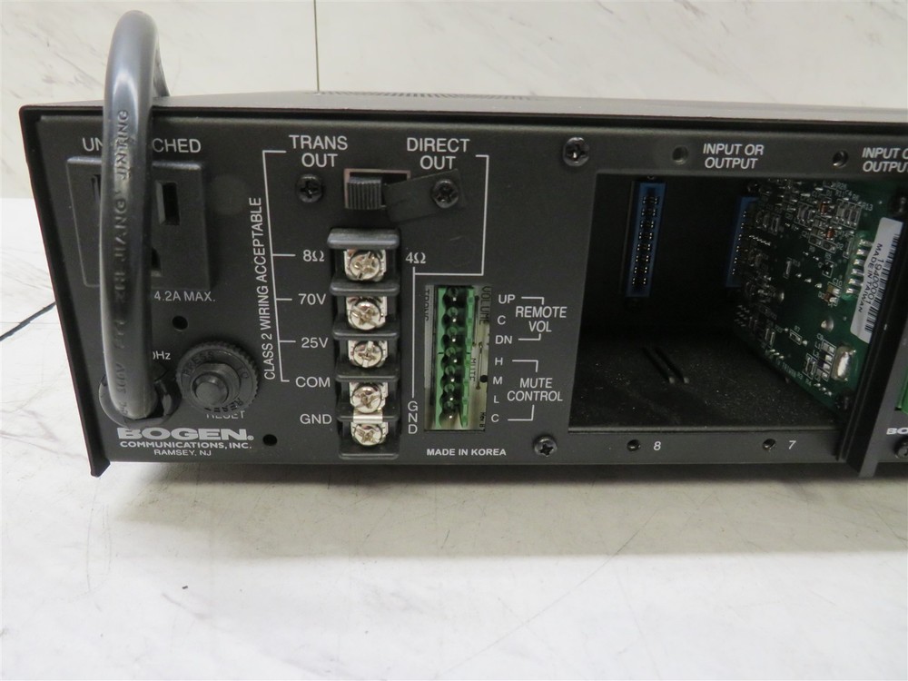 Bogen Power Vector V250 250 Watt Mod Amp