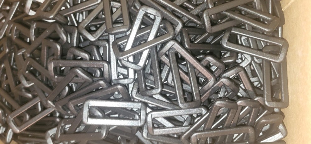 1.5" Strap Loop Connector For Webbing, Durable Plastic (100 Pack)