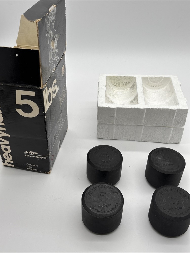 AMF Heavy Hands 5Lb Weights 4 Total