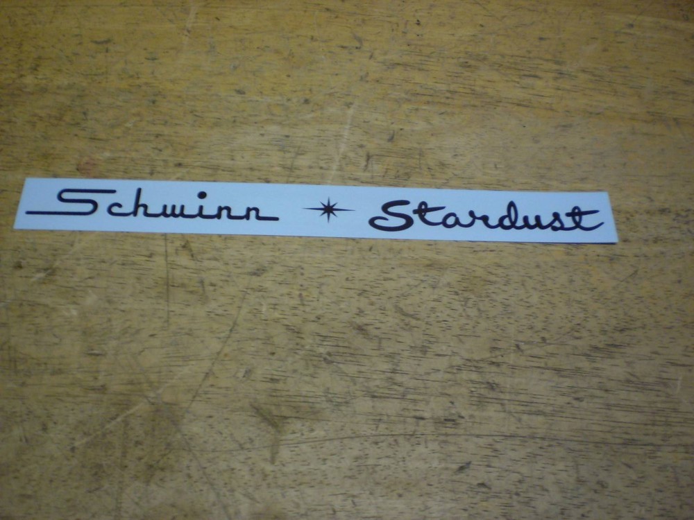 Schwinn Approved Stardust Black Bicycle Chainguard Decal