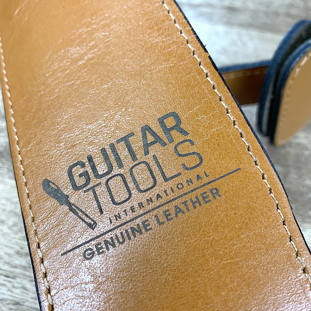 Leather Guitar Strap Ocher - LGS OCHER