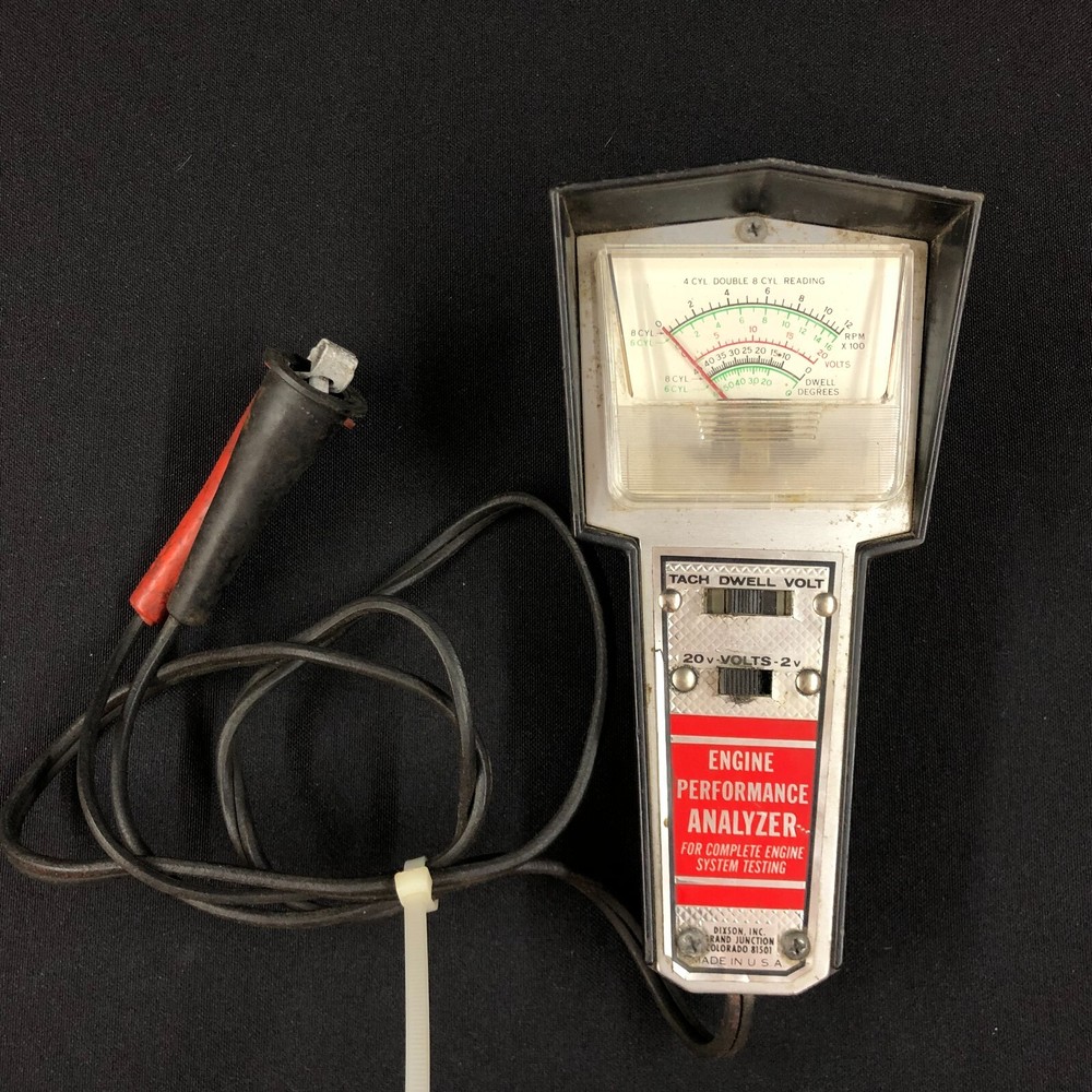 Vintage Dixson Engine Performance Analyzer Made in USA Untested