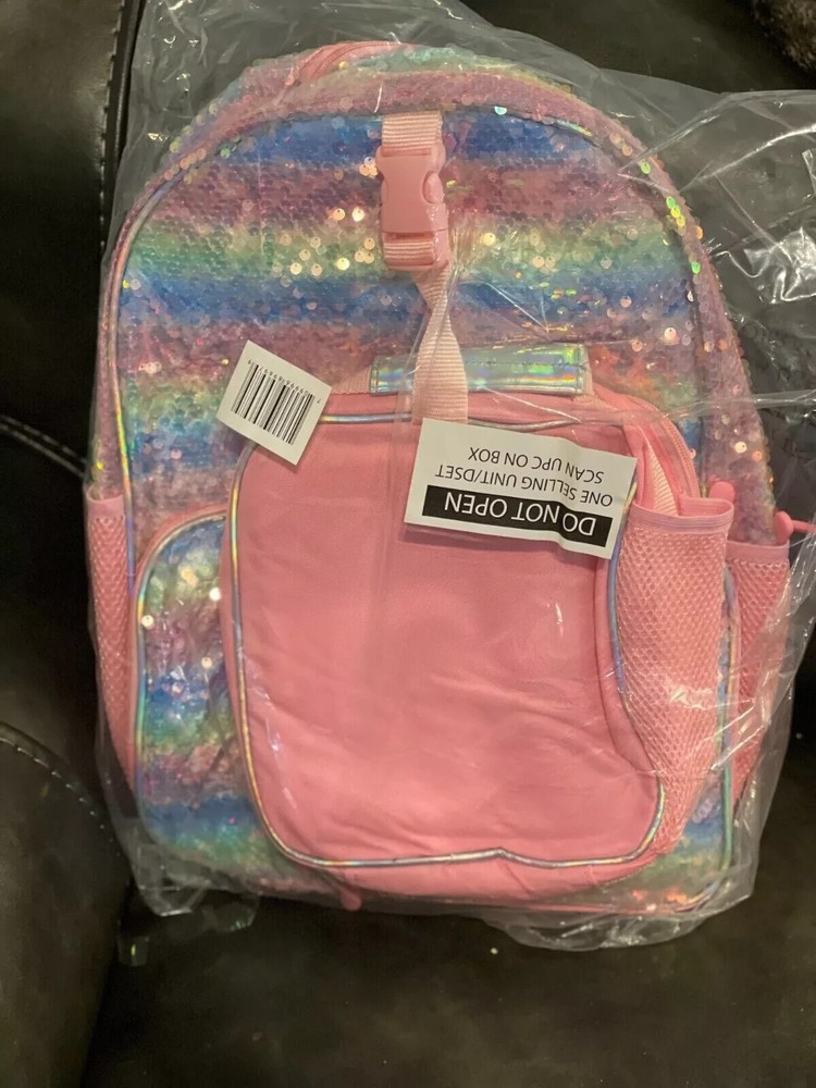 Love @ First Sight RAINBOW Backpack Set (2 pc) Brand New & Sealed!!