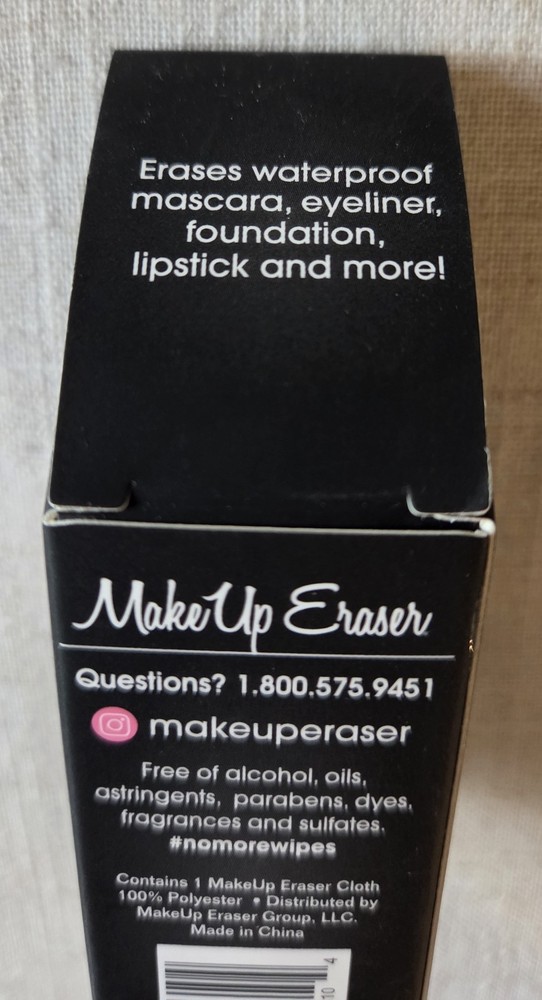 Original MakeUp Eraser Mini Chic Black Reusable Makeup Remover Cloth