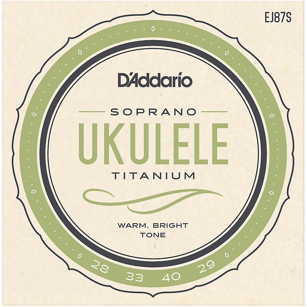 D'Addario EJ87S Titanium Sopranto Ukulele Strings