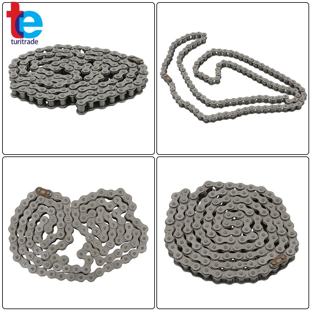 #80 Heavy Duty Roller Chain 10 Feet With 1 Connector