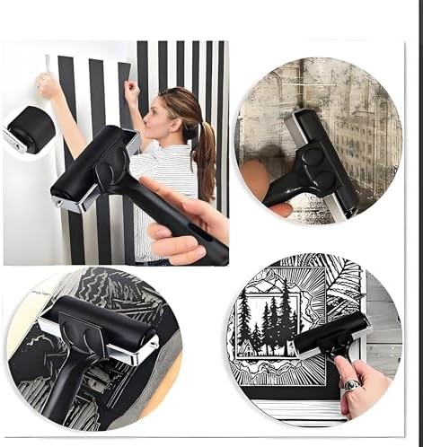 Rubber brayer roller printmaking crafting stamping tool