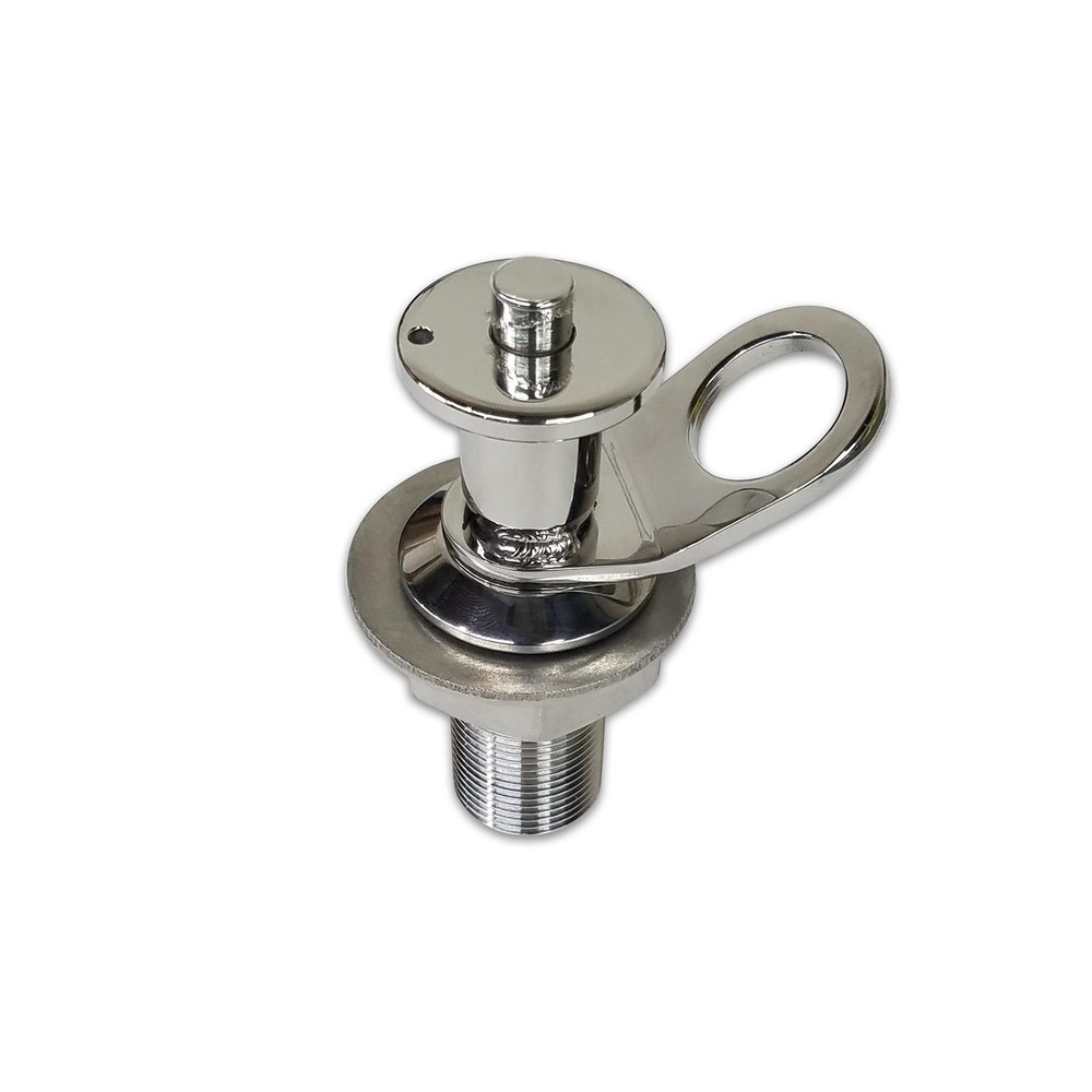 Cleat Assembly Marine Quick-Pin Single Loop Round 0.500" Size ss Polished Each