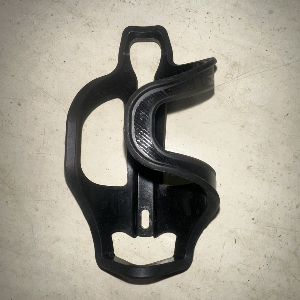 All Black Lezyne Flow SL-L Water Bottle Cage LEFT Hand Loading Side Load Secure