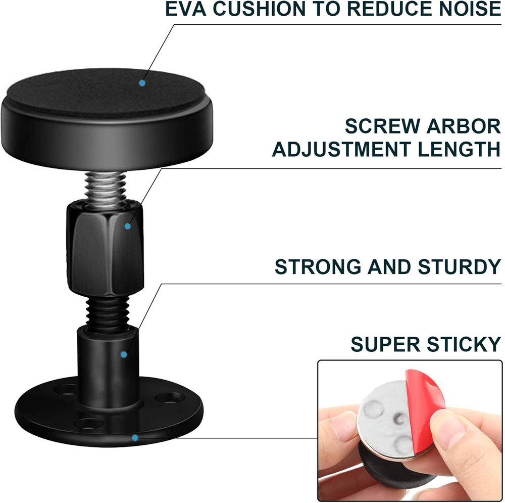 Adjustable Threaded Bed Frame Anti-Shake Tool, Headboard Stoppers, Bedside anti