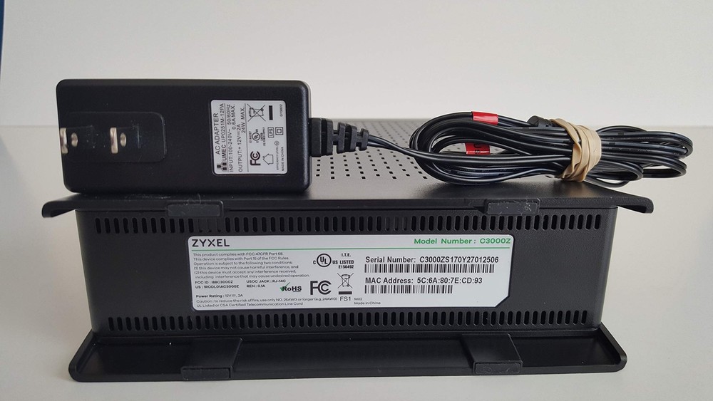 ZyXEL C3000Z Modem CenturyLink