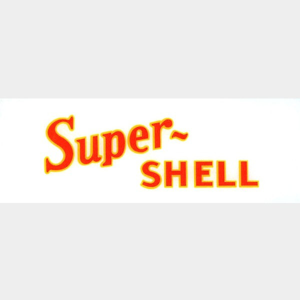 Super Shell Flat Ad Glass (AG429) - SEE DESCRIPTION