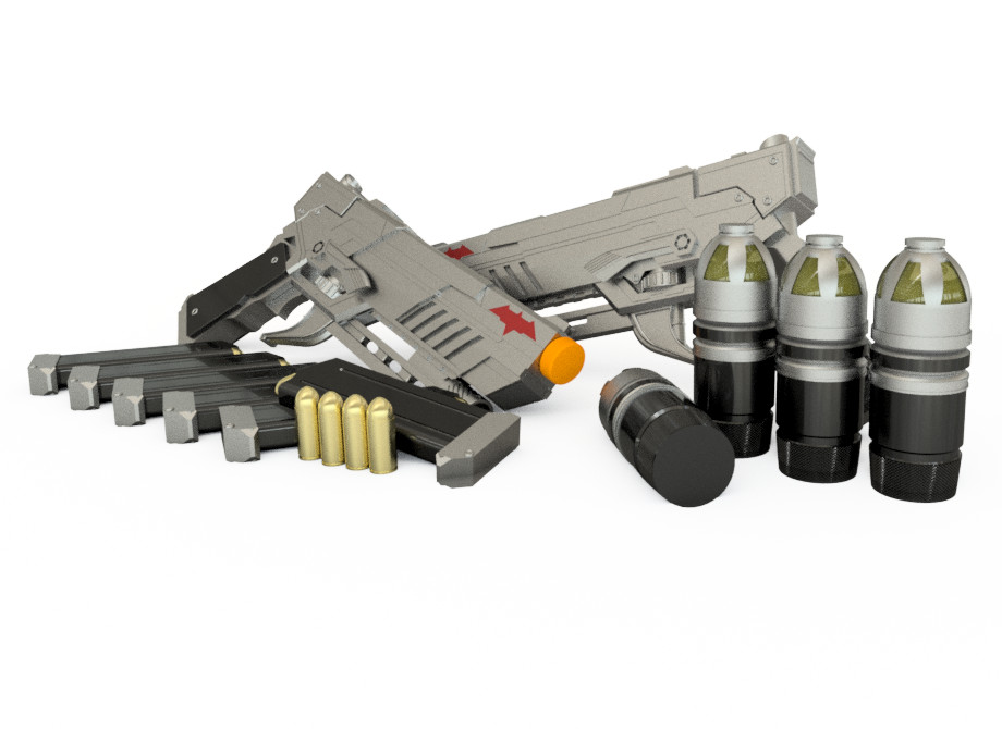Red Hood Inspired Gun Package - Kit
