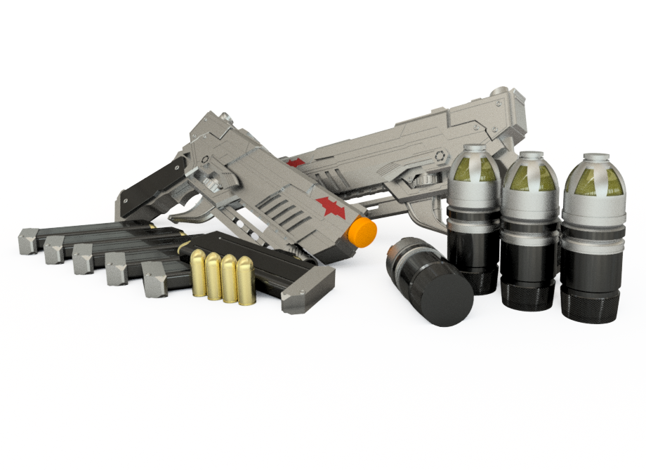 Red Hood Inspired Gun Package - Kit