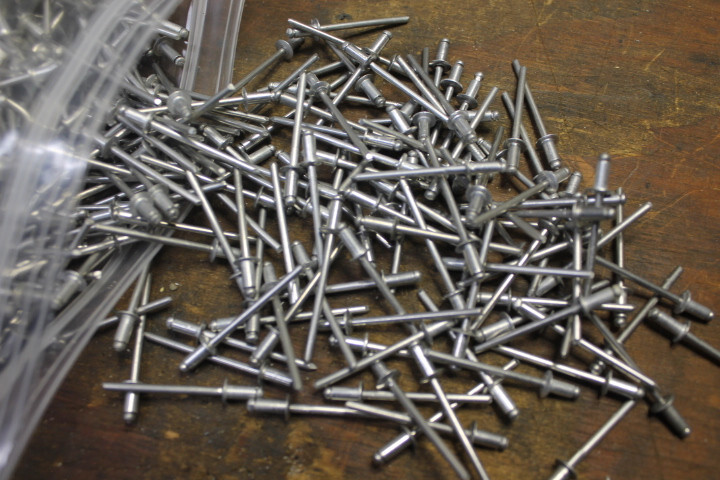 2500 Pop Rivets 1/8" diameter X 1/8" Grip Aluminum