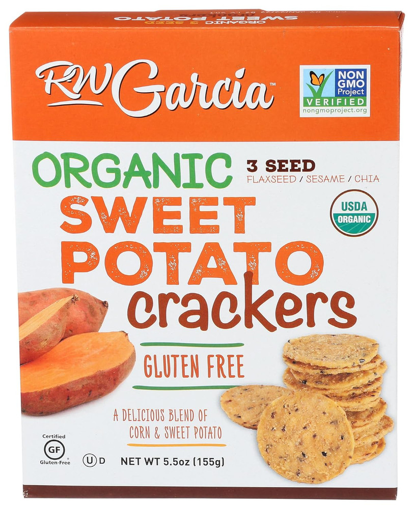 Organic Sweet Potato Crackers, 5.5 OZ