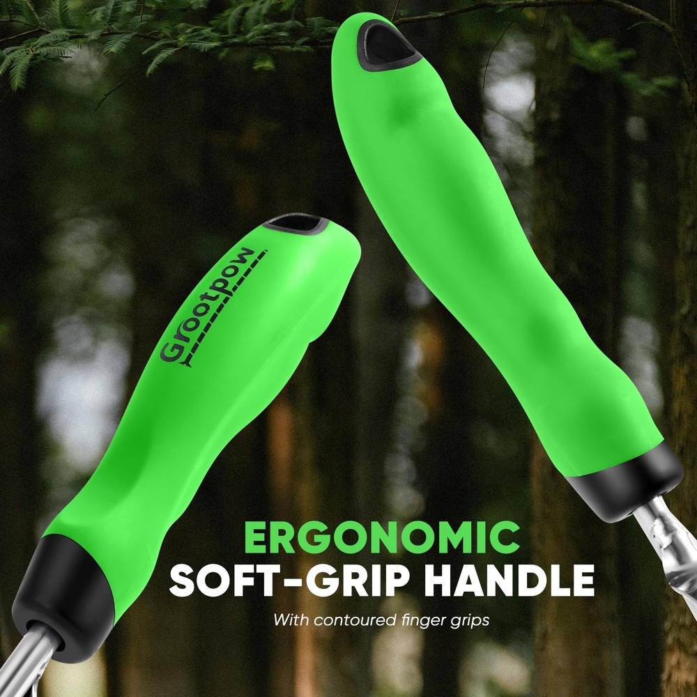 Grootpow HW1 Hand Weeder Tool, Weed Puller Tool with Ergonomic Handle for Gar...