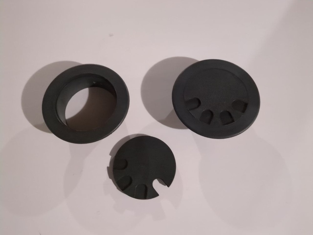 4" raised floor grommet