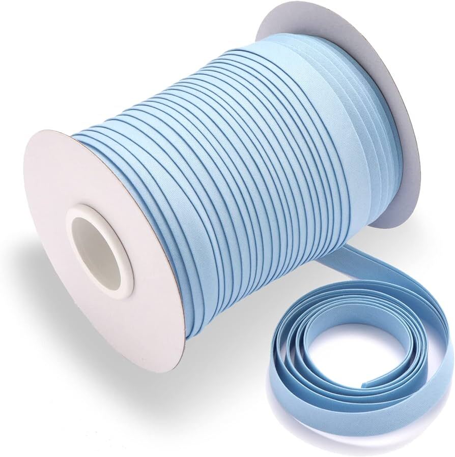 1/2" Bias Binding - Baby Blue 100 Yards