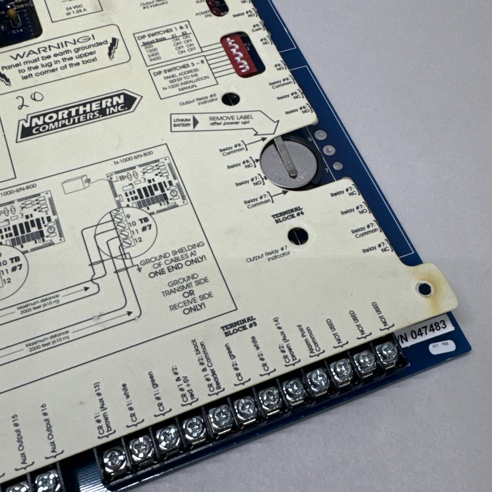 Honeywell Northern Computers N1000II N-1000-II Access Control Panel OEM Panel