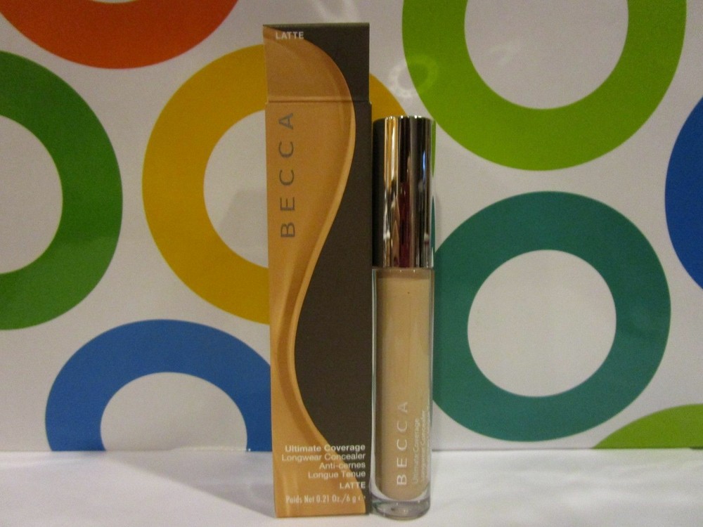BECCA ~ ULTIMATE COVERAGE LONGWEAR CONCEALER ~ LATTE ~ 0.21 OZ BOXED