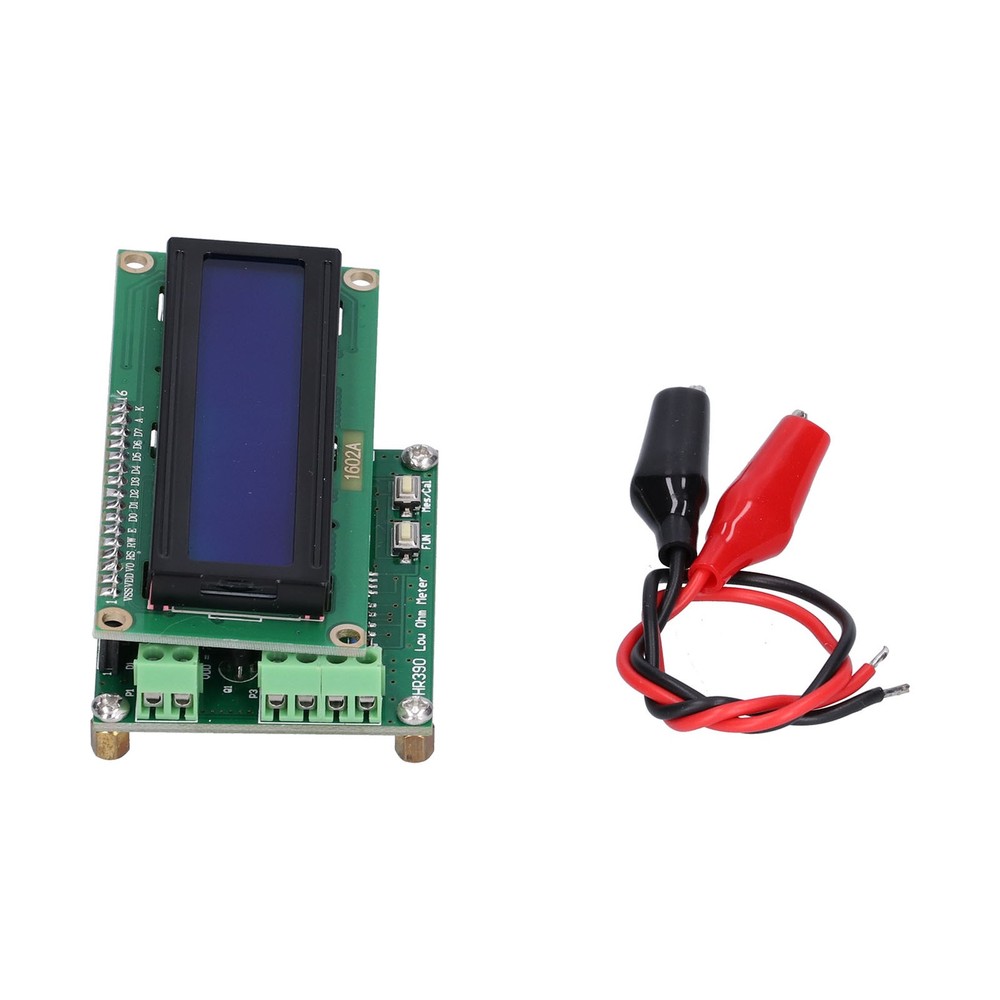 Low Resistance Ohmmeter Milliohm Meter Accurate Capacitance Tester HR390