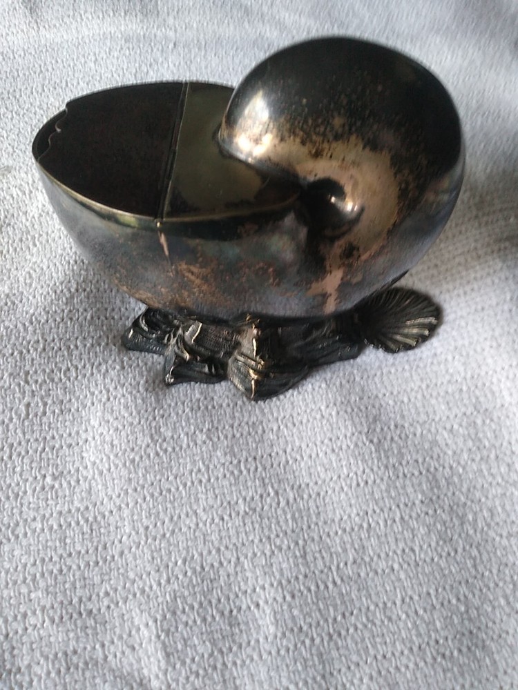 Antique Silver Spoon Warmer Shell