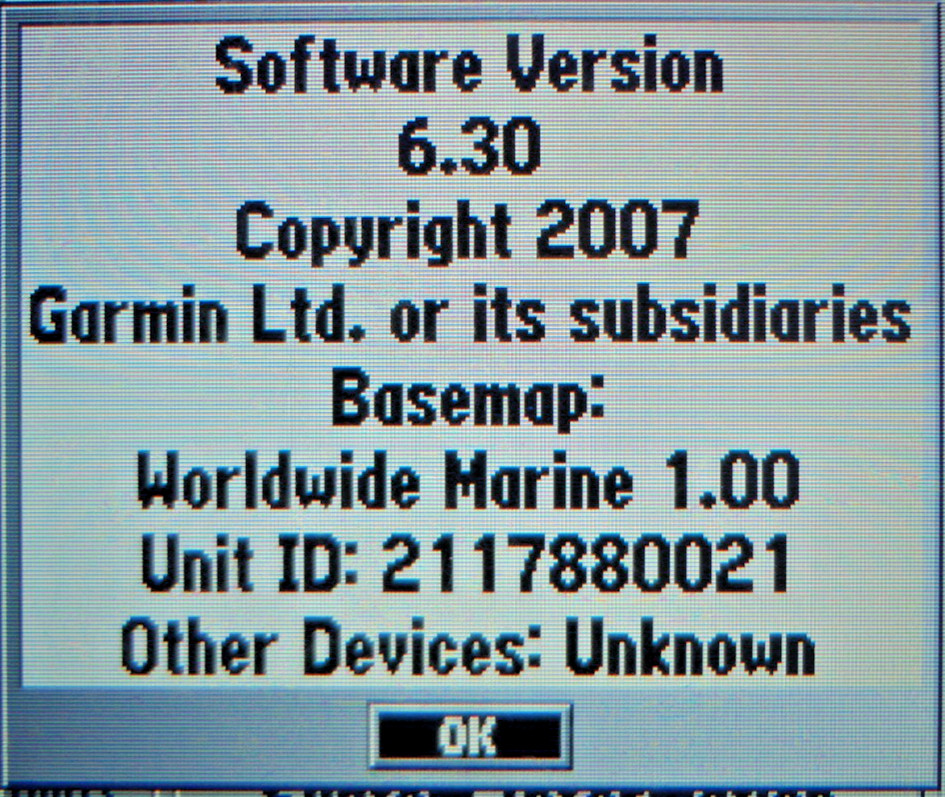 GARMIN GPSMAP 182C MARINE CHART PLOTTER FISHFINDER GPS UNIT w/ MOUNTING KNOBS