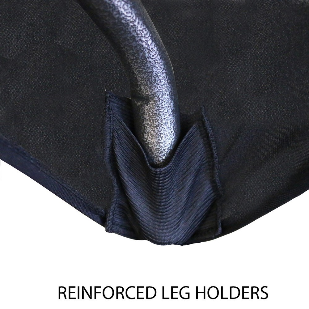 Stretch Spandex 6 ft Rectangular Table Cover Black