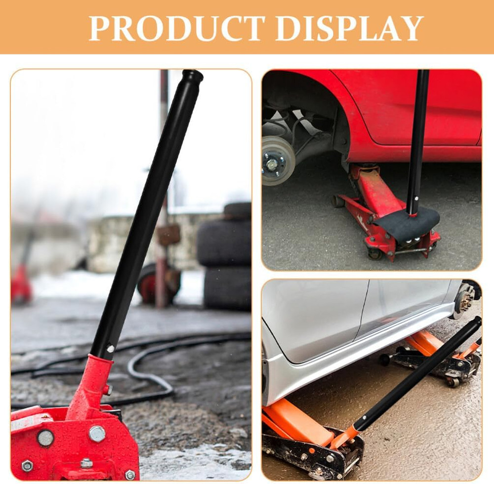 Hydraulic Floor Jack Handle Replacement, 3 Ton Lever for Auto Lifting - 2 Pcs
