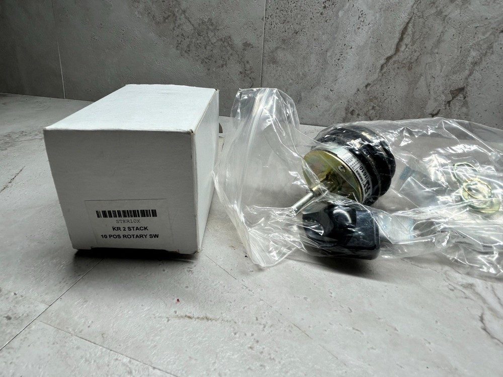 KR 2 Stack 10 Position Rotary Switch STKR10X Industrial Selector Switch New