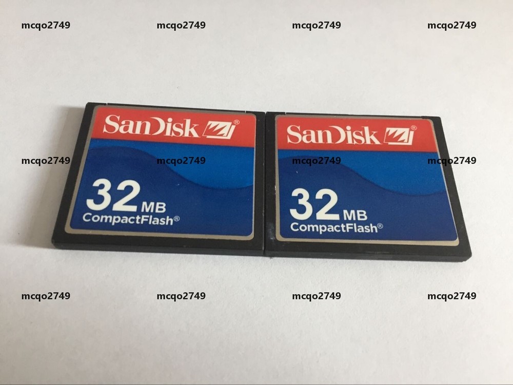 10PCS   32MB  Sandisk  Compact Flash Card  32MB CF Memory card  SDCFB