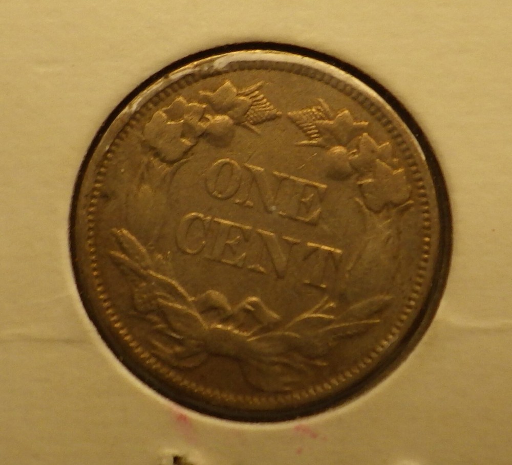 1858 Small Letters Flying Eagle Cent, From Old Collection.