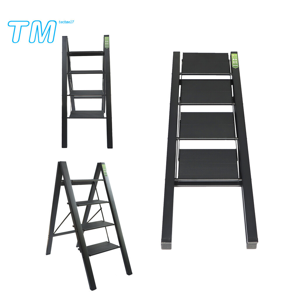 Portable 4 Step Ladder Step Stool  Folding Non Slip Small Stool Ladders