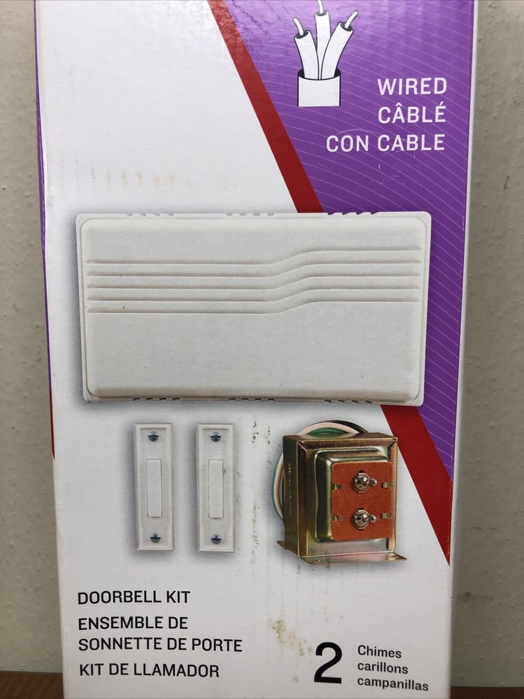 Utilitech Doorbell Kit 2 Chimes white Finish