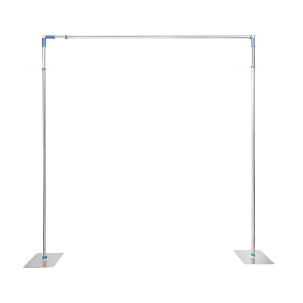 10ft x 10ft Backdrop Stand Pipe Kit Heavy Duty Wedding Back Adjustable Stand