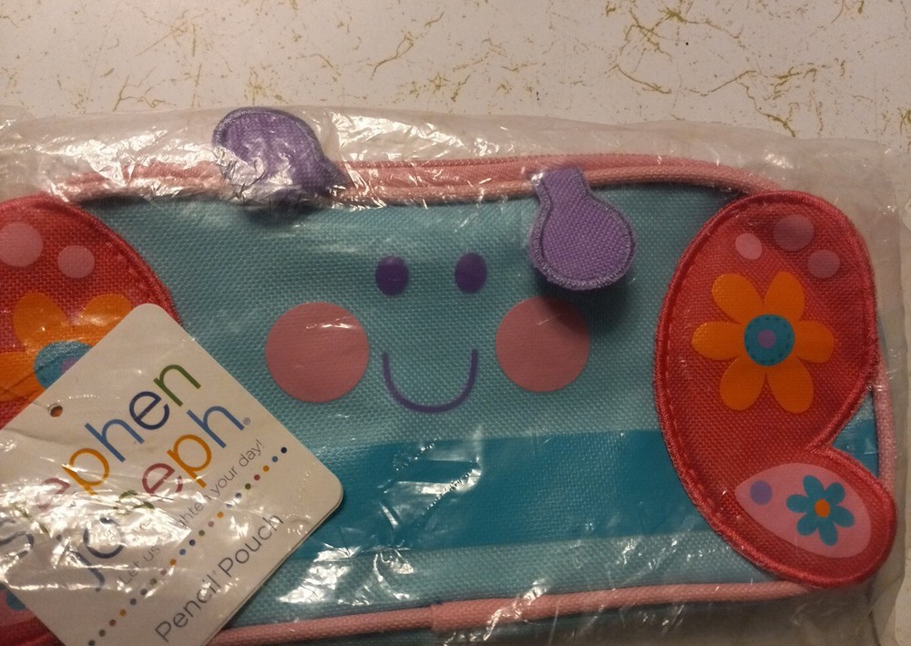 Stephen Joseph Pencil Pouch Butterfly NWT