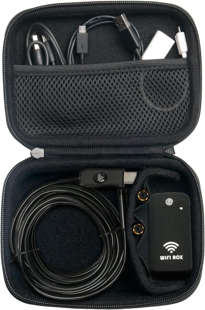 Lightweight Shockproof Borescope Camera Case with Smart Divider for Accessories