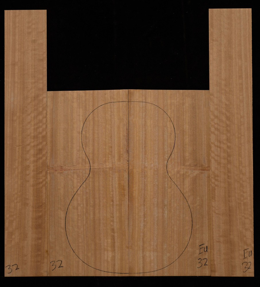Eucalyptus Ukulele Set #32  Tenor Size Back and Sides
