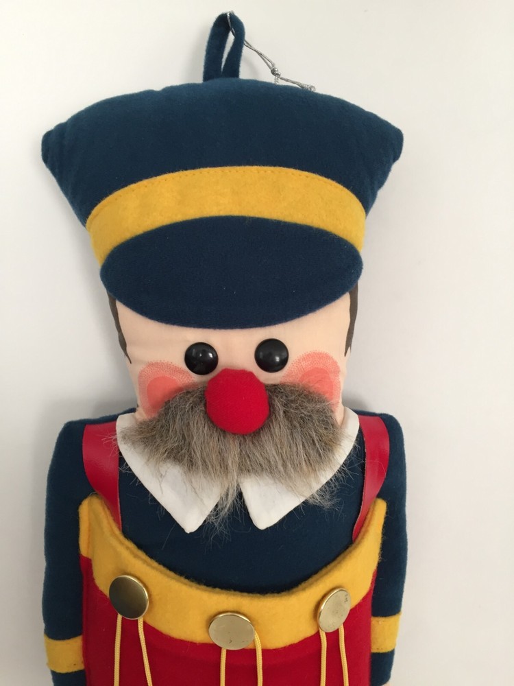 Vintage Hallmark Nutcracker plush doll Soldier Figure Over 16” Tall