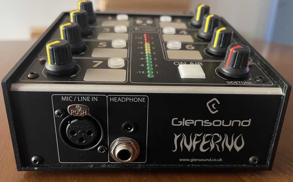 Glensound Inferno Commentator’s Console with Dante Connectivity