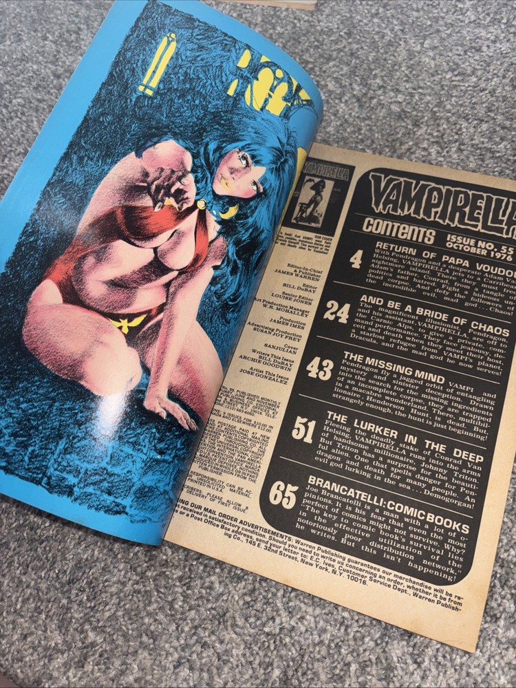 Vampirella Magizine #55 Oct 1976