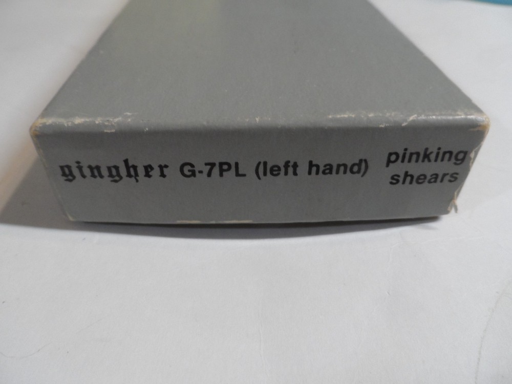 Gingher G-7PL (Left Hand) Pinking Shears Scissors
