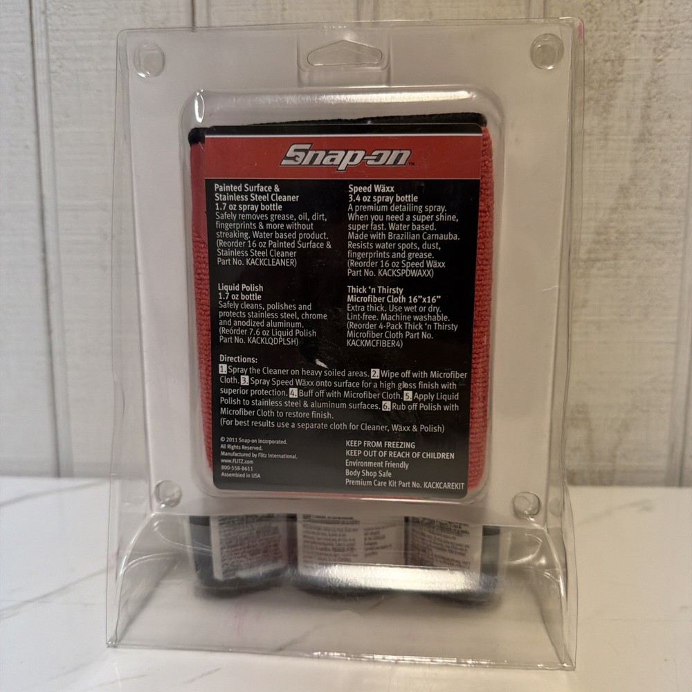 Snap-On 4 Piece Premium care Kit