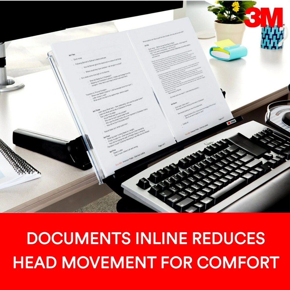 3M In-Line Adjustable Document Holder
