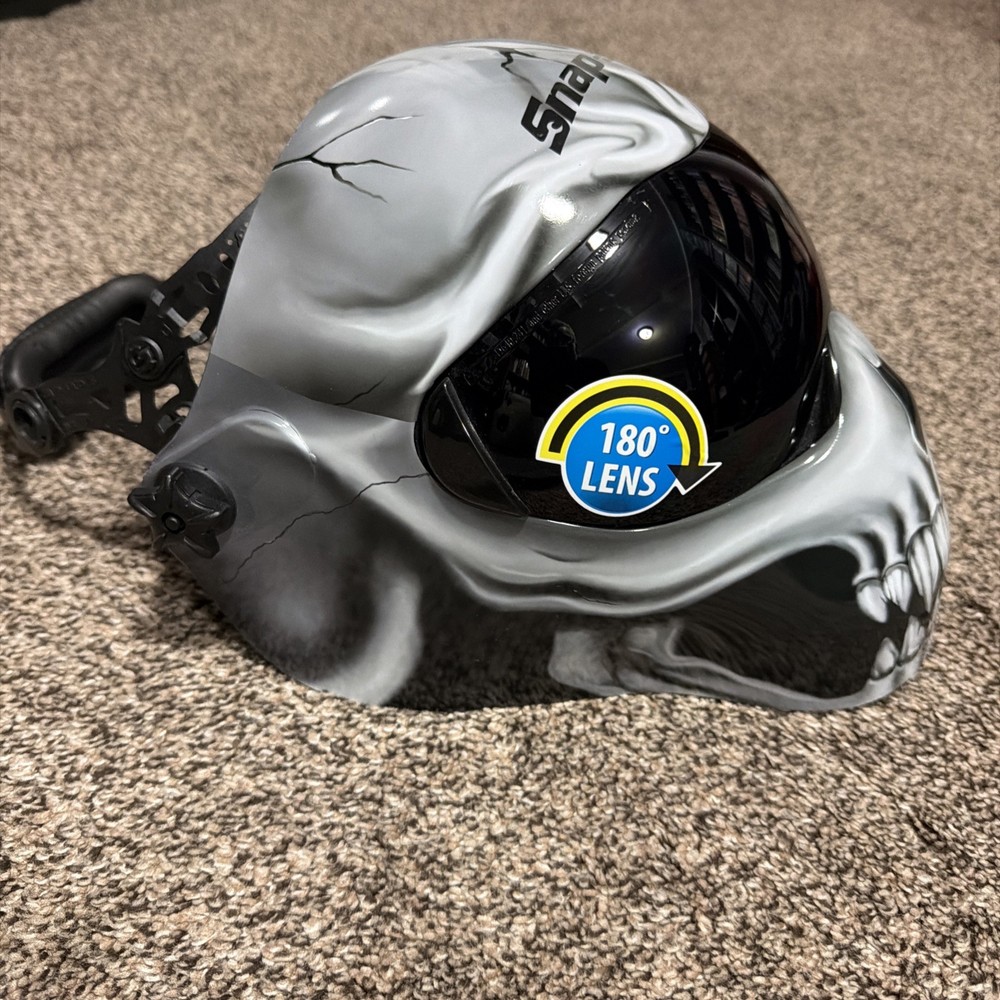 Snap-on Tools EFPBONEHEDB Gen1 White Skull Extreme Face Protector
