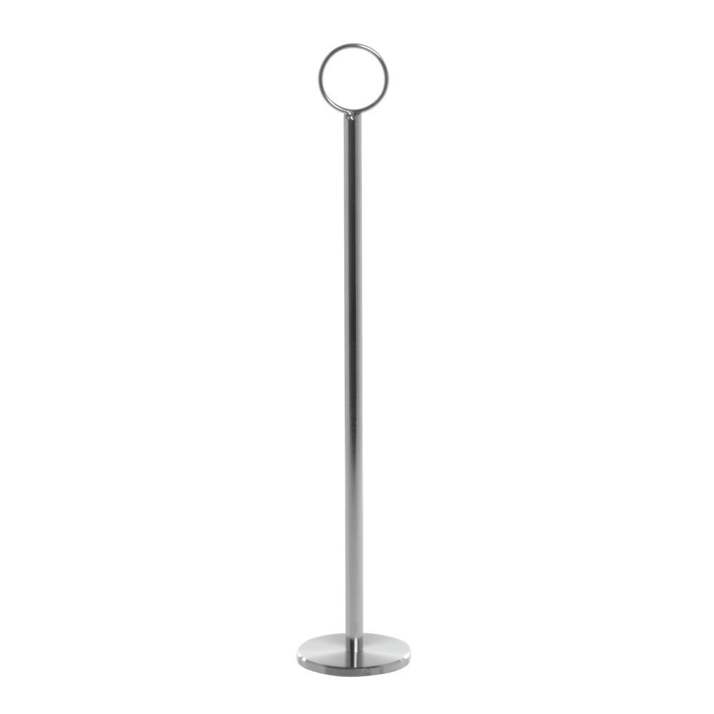 Browne 12" Chrome-Plated Menu and Card Holder