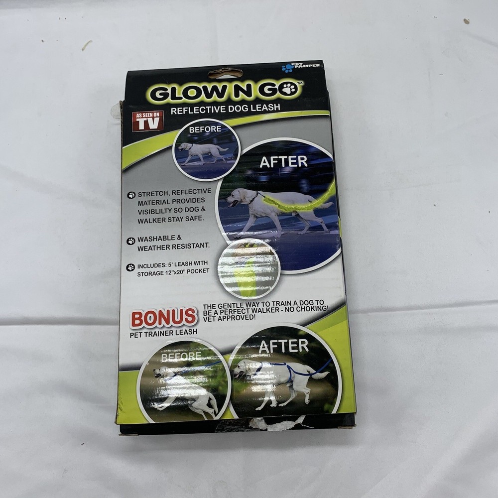 GLOW N GO Reflective Dog Leash
