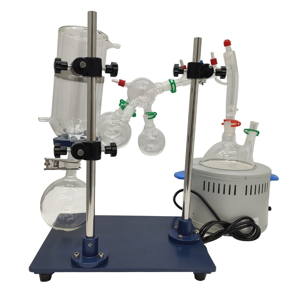 110V Short-range Molecular Distillation Apparatus Laboratory Heating Stirring