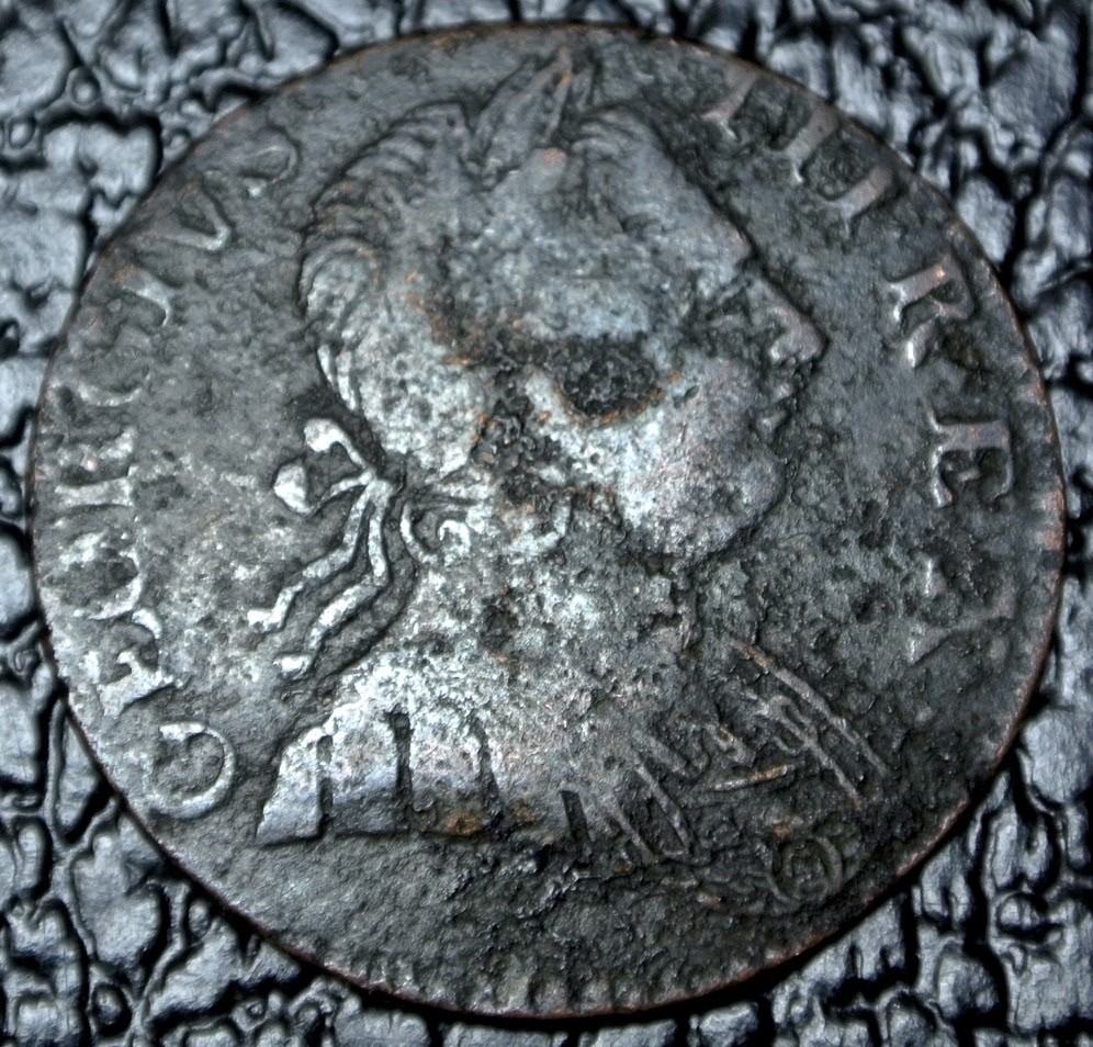US POST-COLONIAL - NON REGAL HALF PENNY - 177?